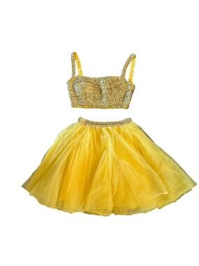 Nwtgs Sherri Hill 2 Piece Embellished Tulle Skirt SZ 0 11060  $450